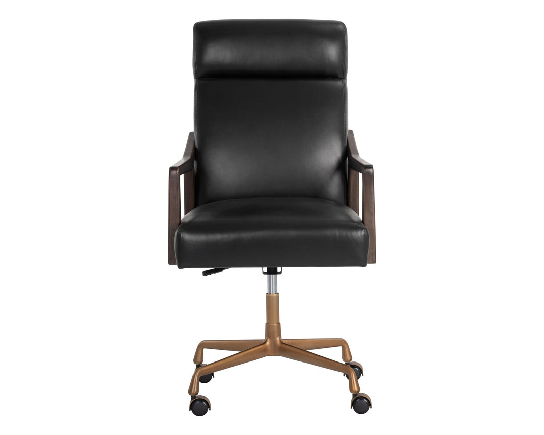 Brown - Cortina Black Leather