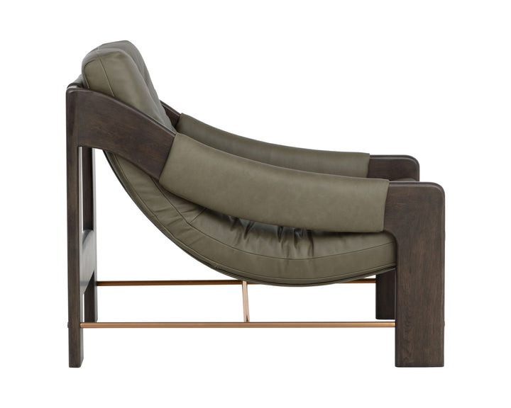 Brown - Ludlow Dark Olive Leather
