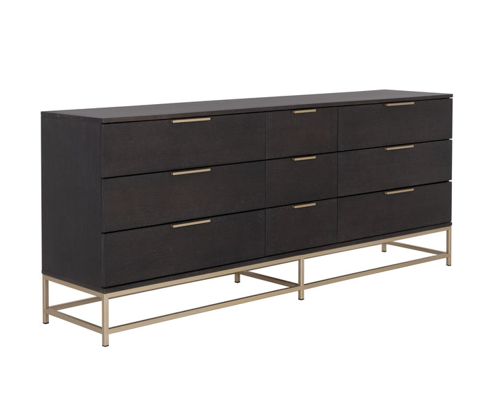 Large - Gold - Charcoal Grey