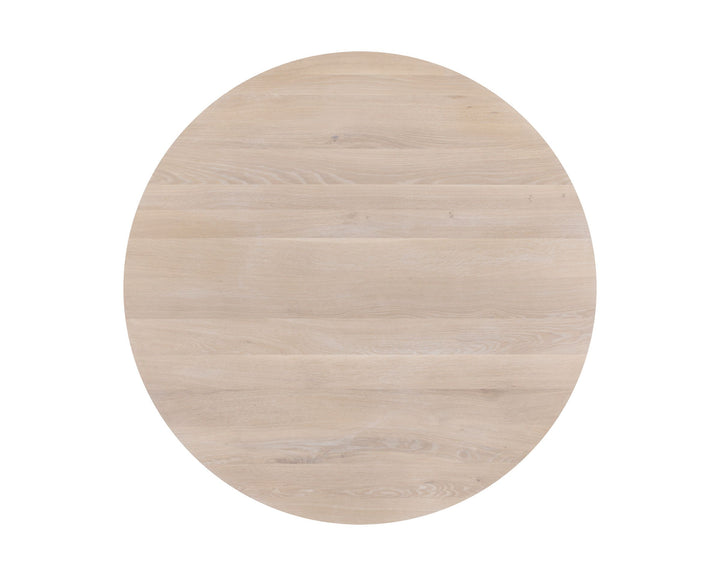 Round - Light Oak - 54"