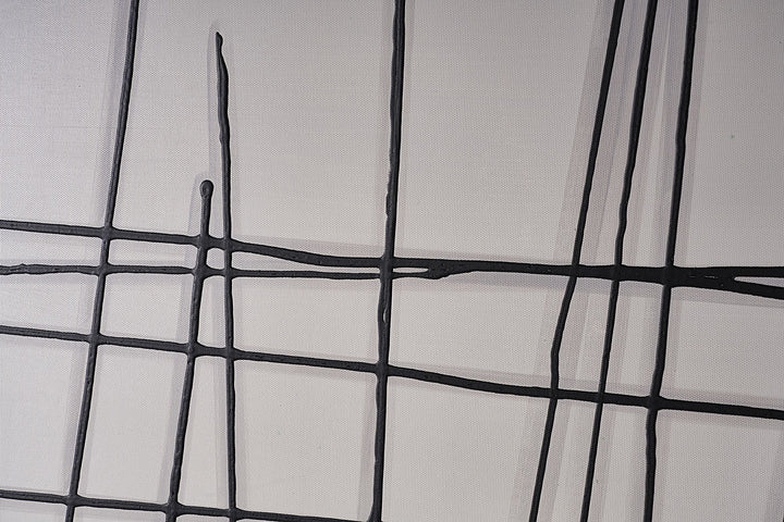 48" X 48" - Black Floater Frame