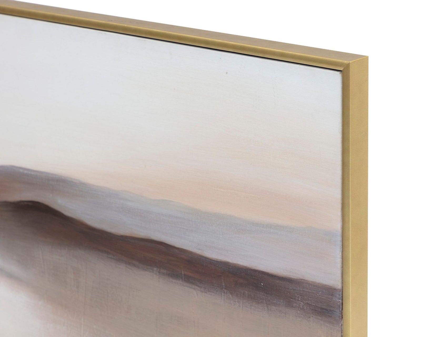 72" X 30" - Gold Floater Frame