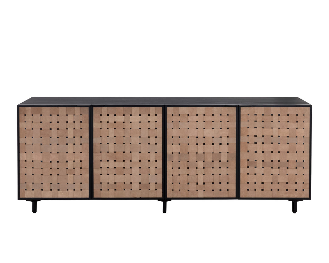 Large - Suede Light Tan Leather