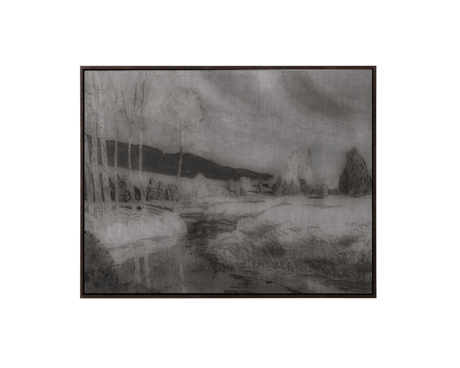 50" X 35" - Brown Floater Frame