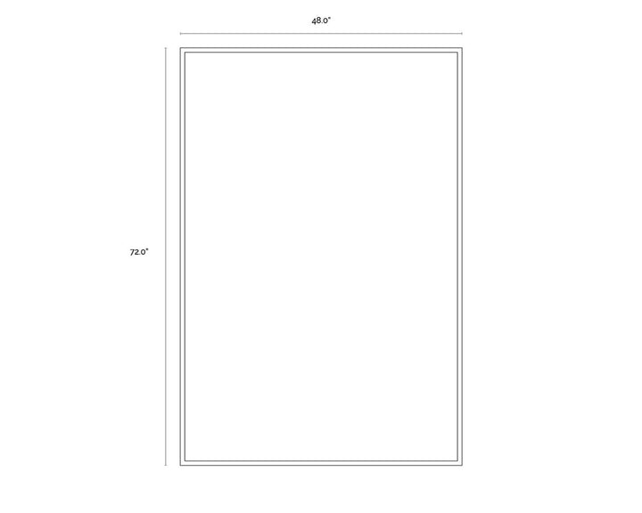 48" X 72" - Black Floater Frame
