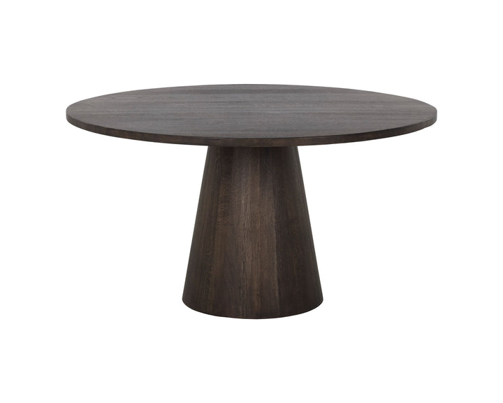 Round - Brown Oak - 54"
