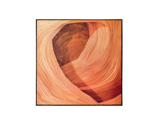 48" X 48" - Black Floater Frame