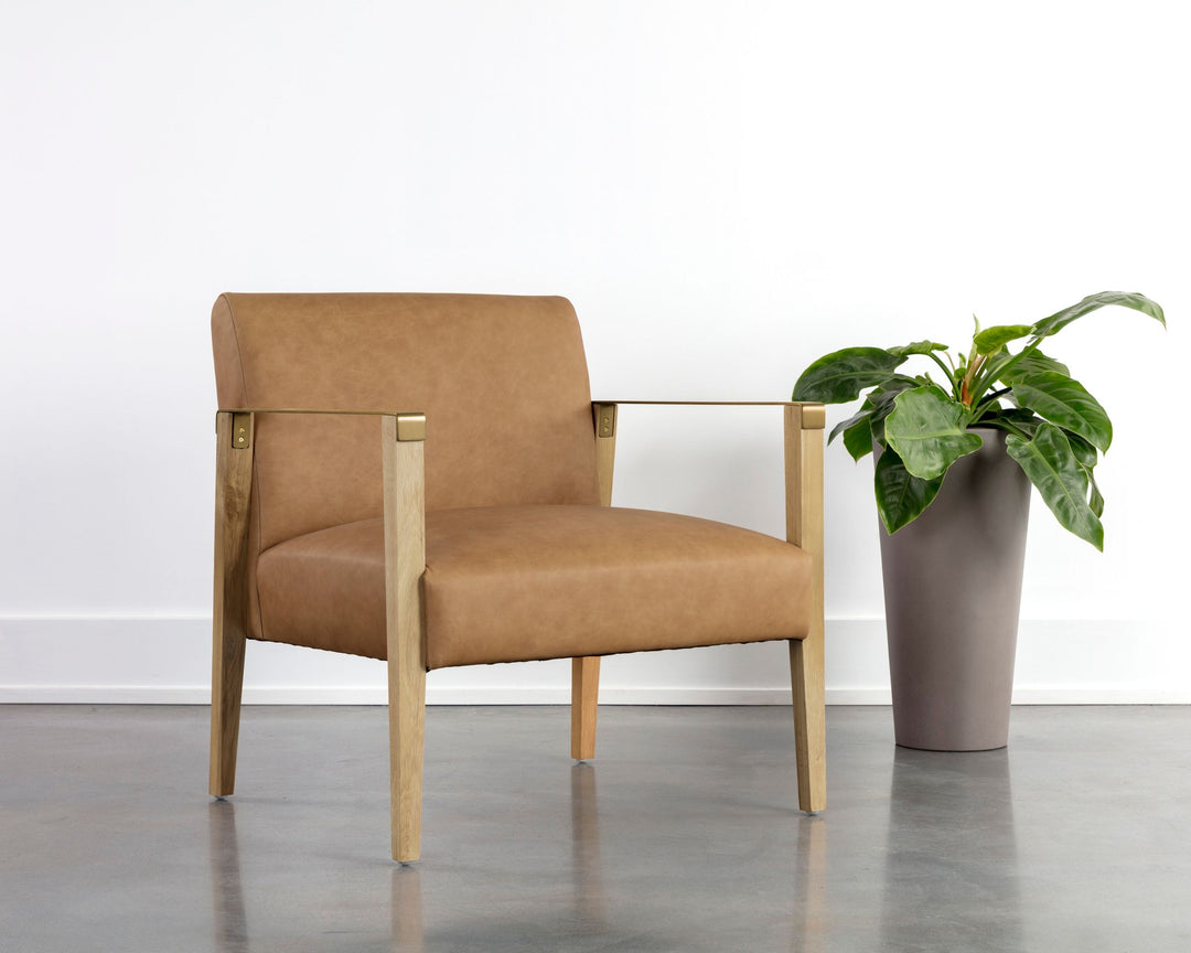 Rustic Oak - Ludlow Sesame Leather