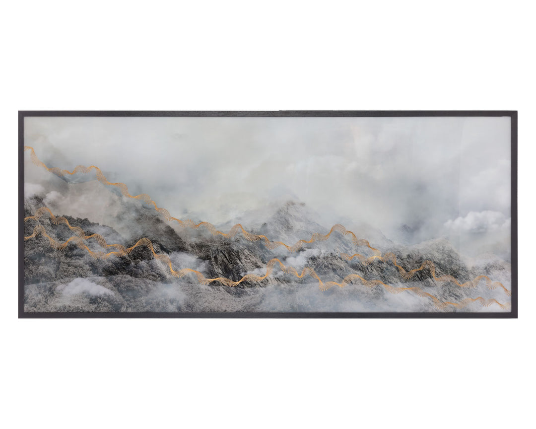72" X 30" - Black Frame