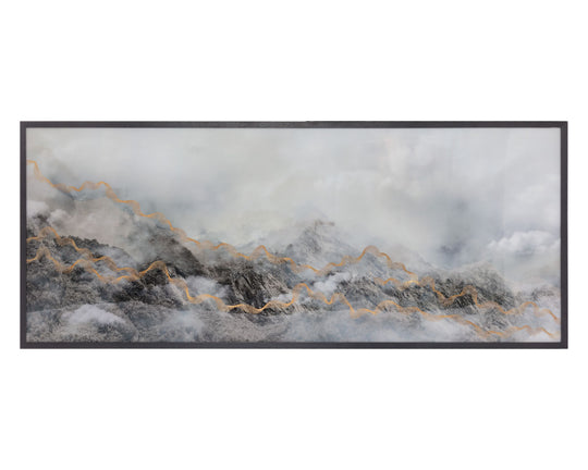 72" X 30" - Black Frame