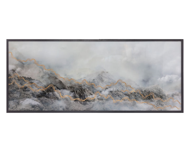 72" X 30" - Black Frame