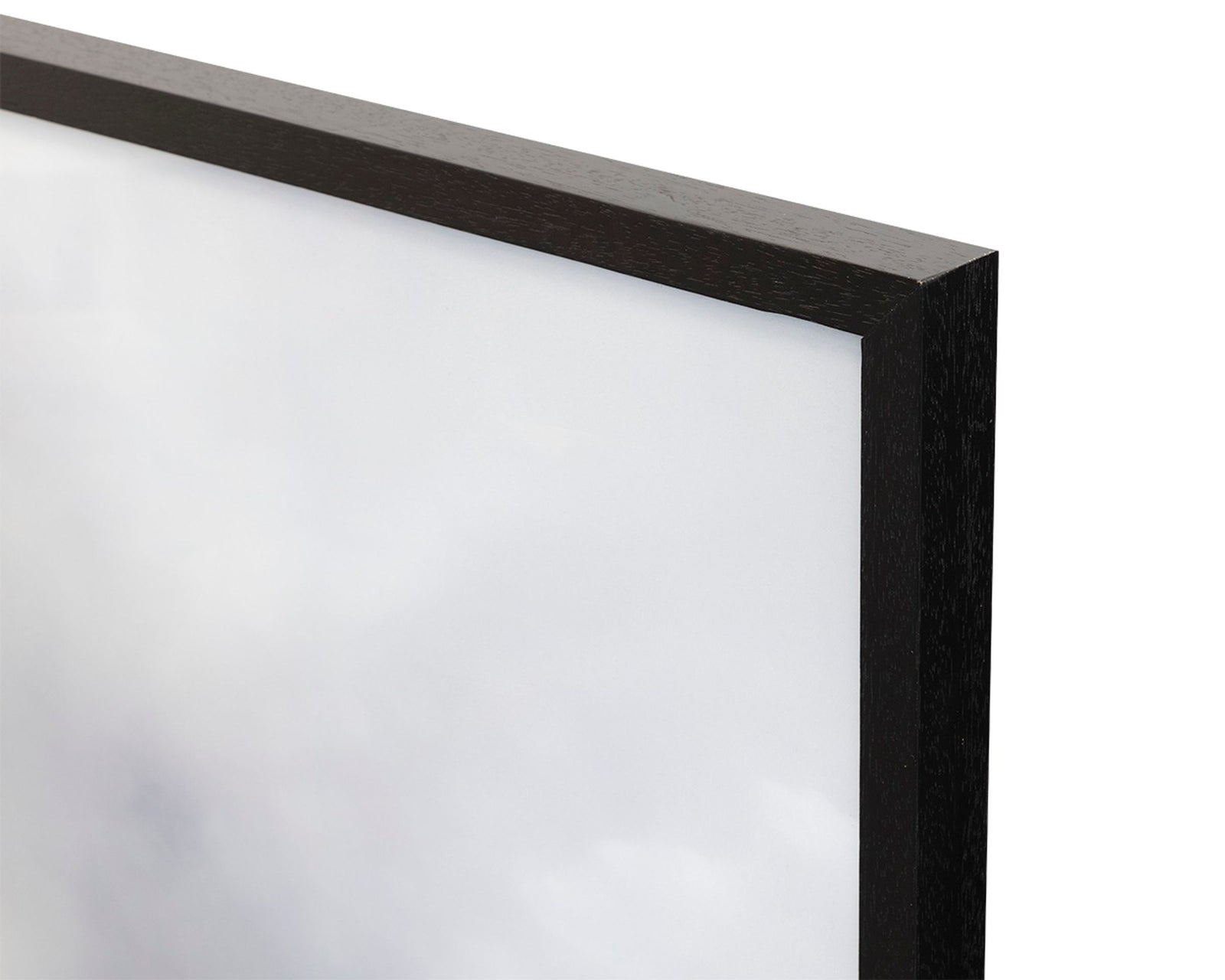 72" X 30" - Black Frame