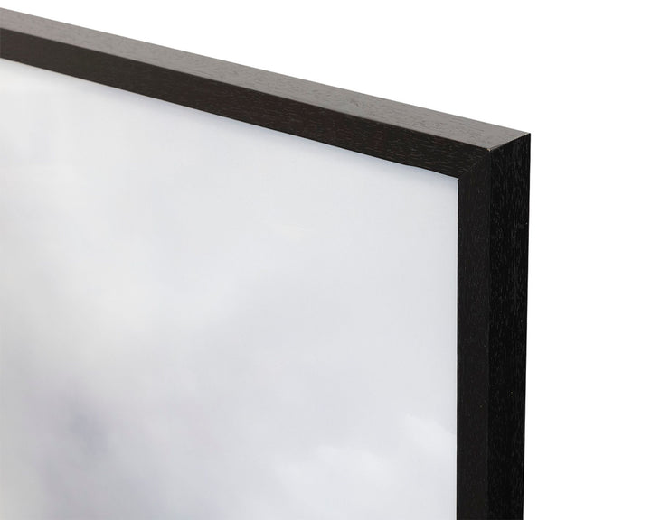 72" X 30" - Black Frame