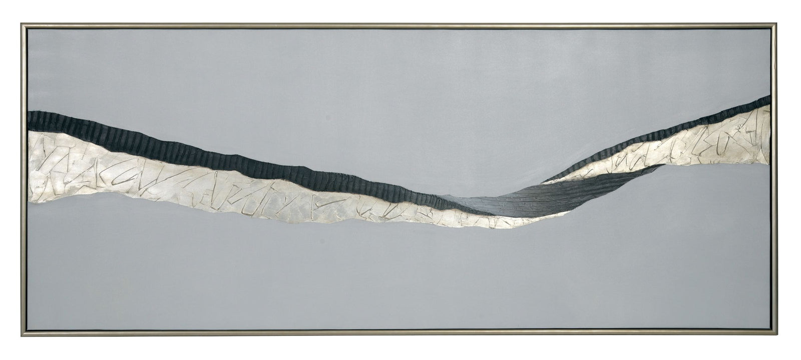 72" X 30" - Silver Floater Frame