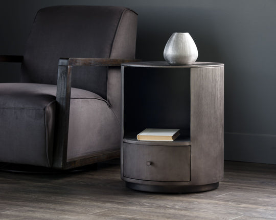 Round - Gunmetal