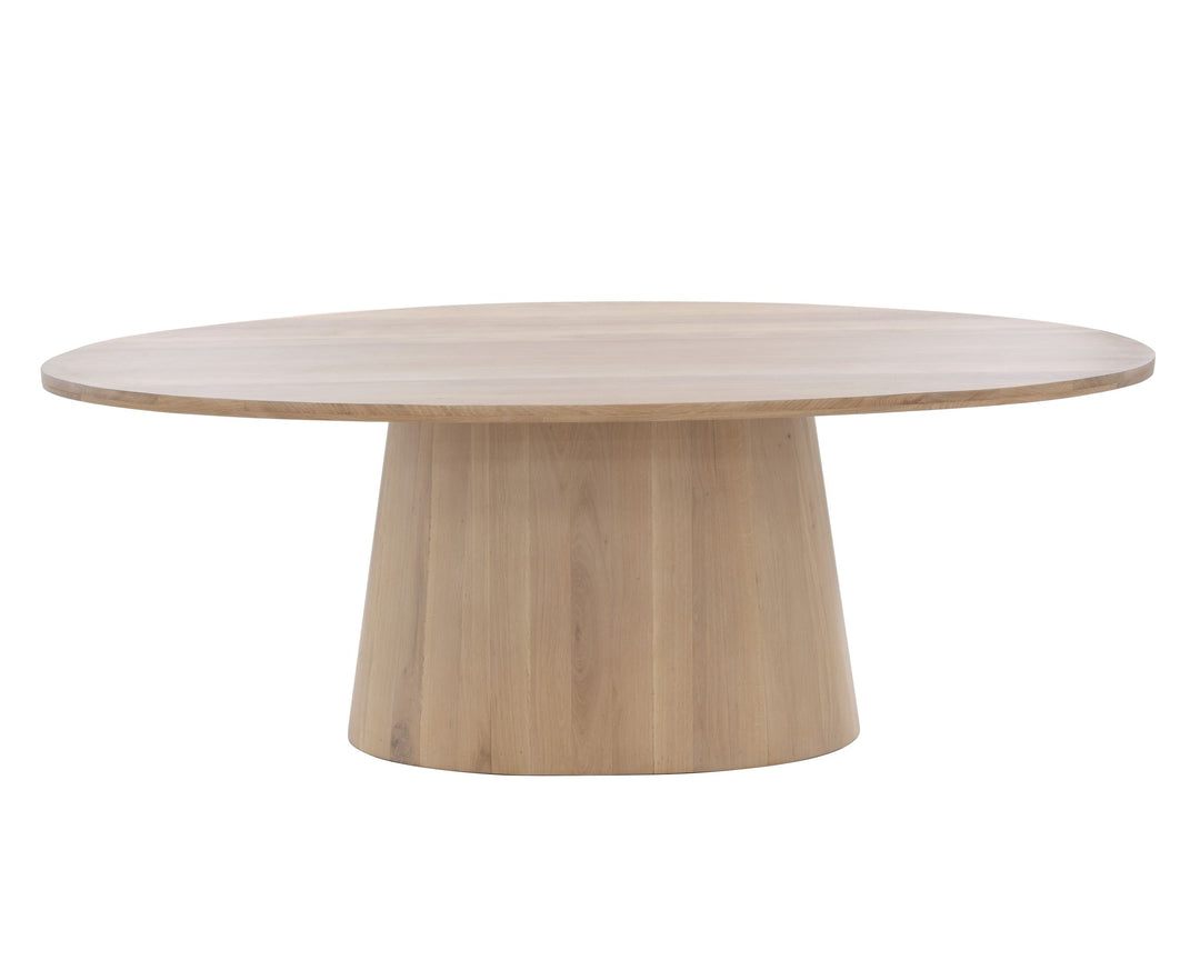 Oval - Light Oak - 84"