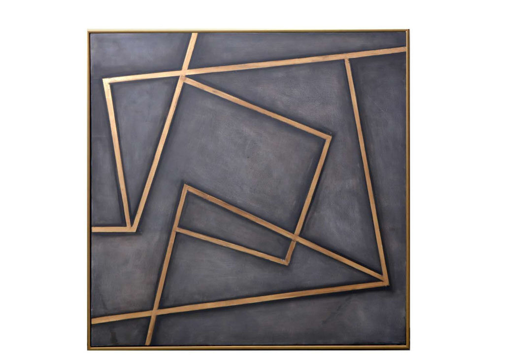 60" X 60" - Gold Floater Frame