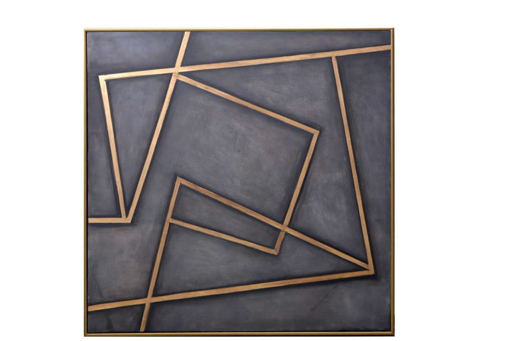 60" X 60" - Gold Floater Frame