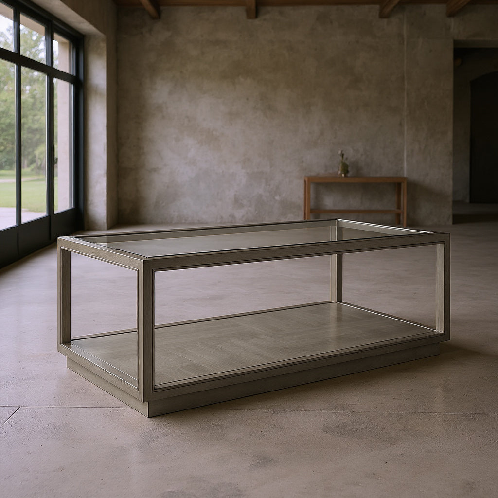 Glaze Rec Cktl Table-Quartz