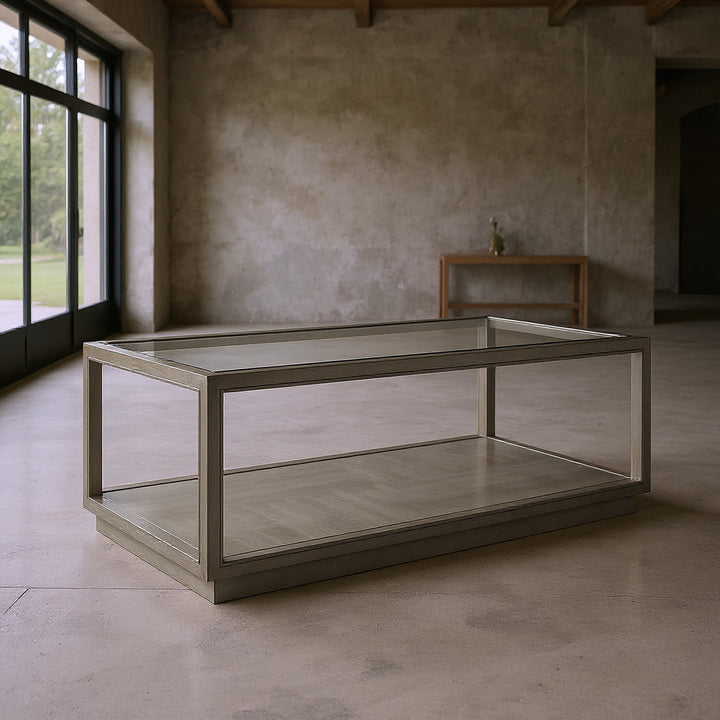 Glaze Rec Cktl Table-Quartz