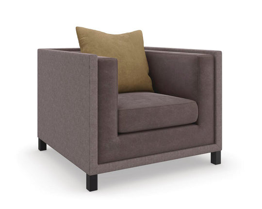 Caracole - Tuxedo Chair - UPH-423-033-A | American Home Furniture