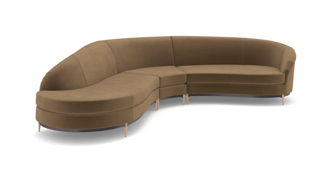 Three'S Company 3Pc Sectional - AmericanHomeFurniture