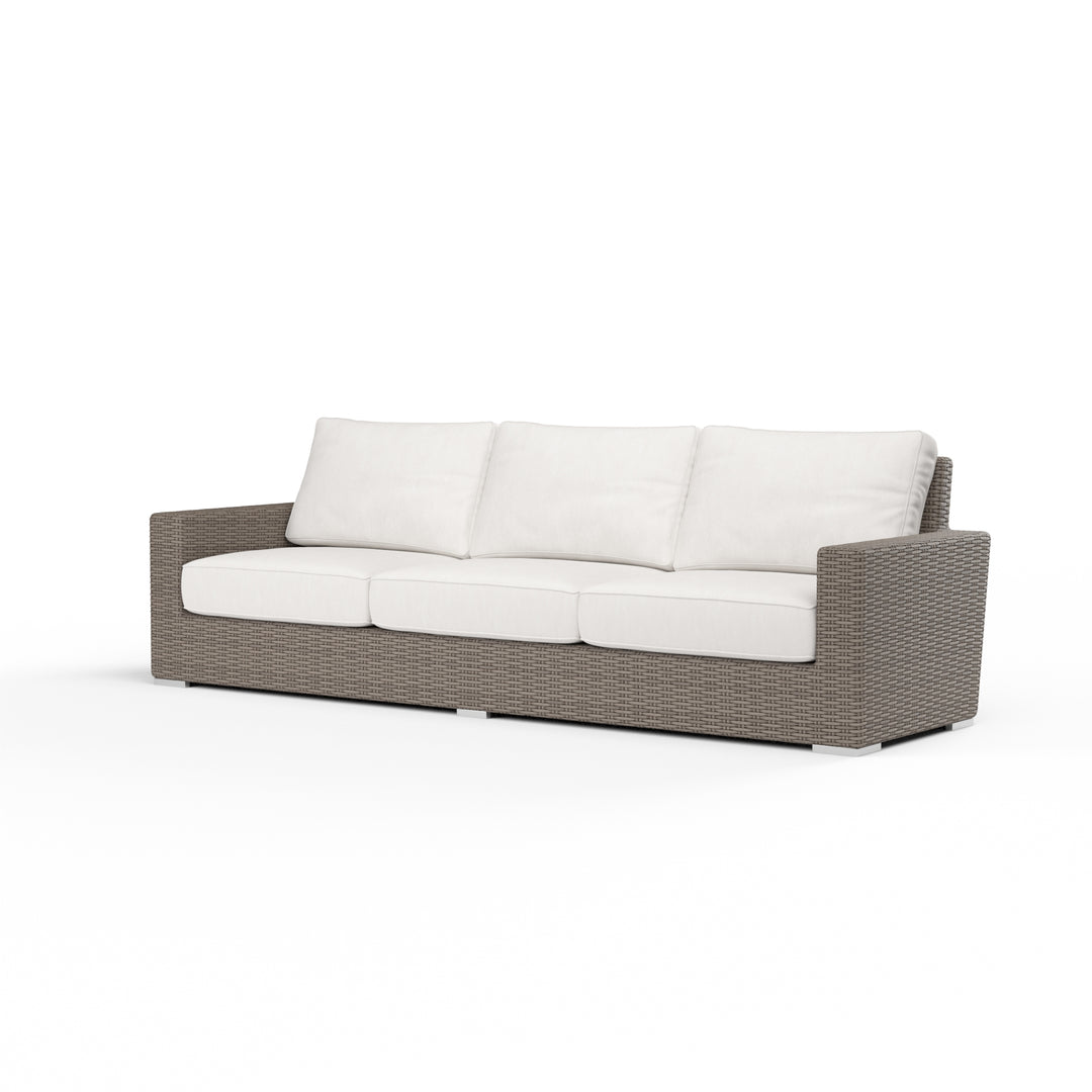 American Home Furniture | Sunset West - Coronado Sofa in Canvas Flax w/ Self Welt