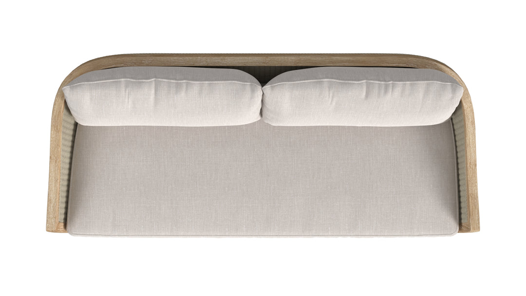 Cambria Sofa in Canvas Canvas w/ Self Welt