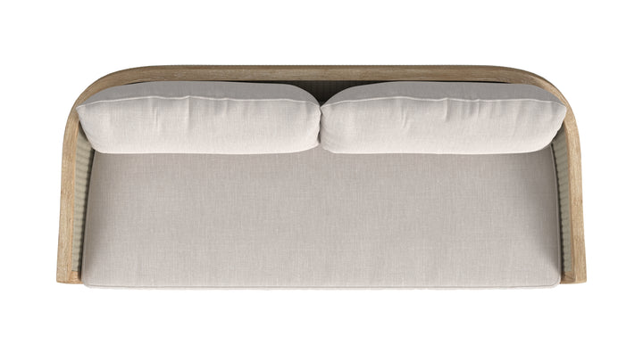 Cambria Sofa in Canvas Canvas w/ Self Welt