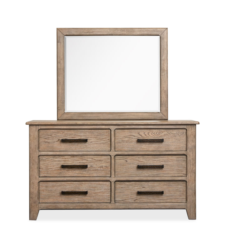 Claremont Smokey Taupe Dresser With Landscape Mirror - B5942-2240