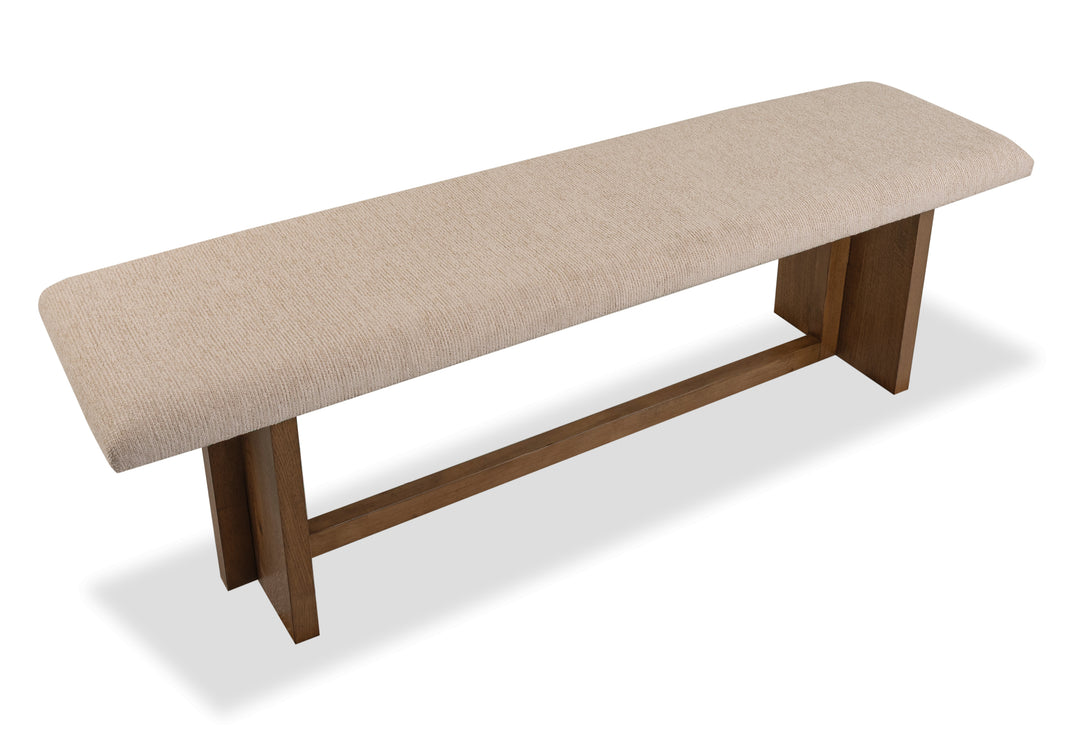 Marcel Harvest Brown Bench - D6378-68