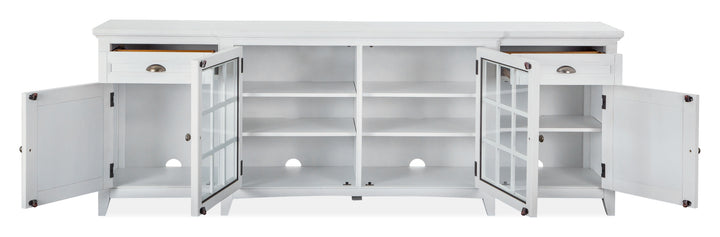 Heron Cove Chalk White 90" Console - E4400-09