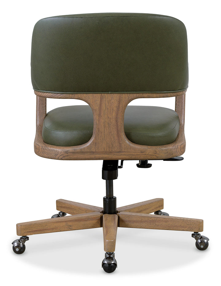 American Home Furniture Hooker Furniture Briar Executive Swivel Tilt Chair