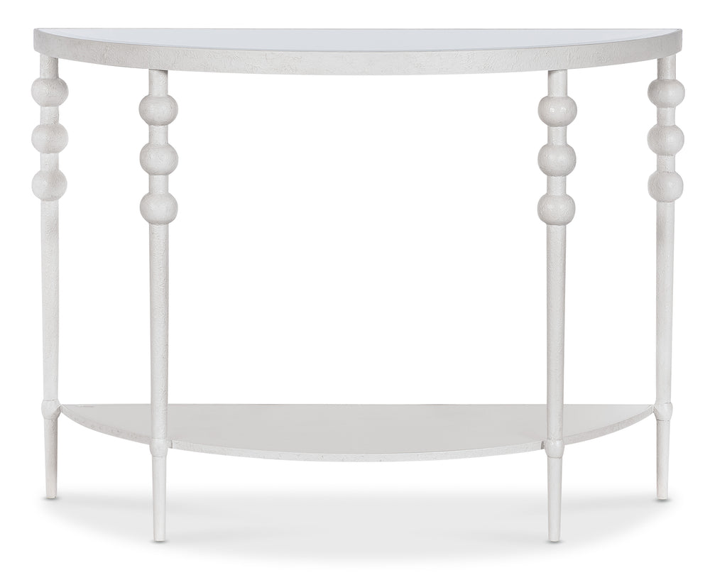 American Home Furniture Hooker Furniture Melange On the Bright Side Demilune Console