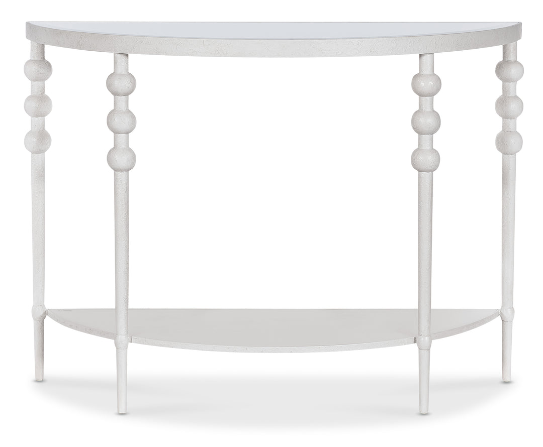 American Home Furniture Hooker Furniture Melange On the Bright Side Demilune Console