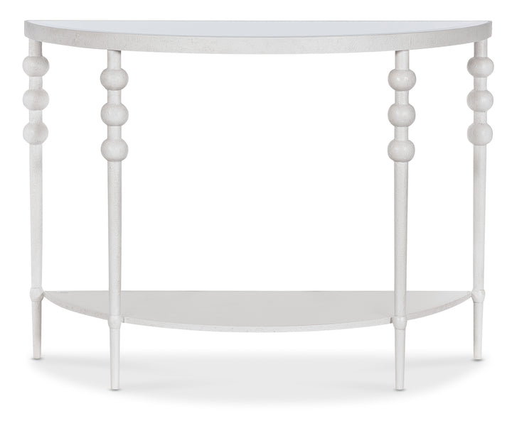 American Home Furniture Hooker Furniture Melange On the Bright Side Demilune Console