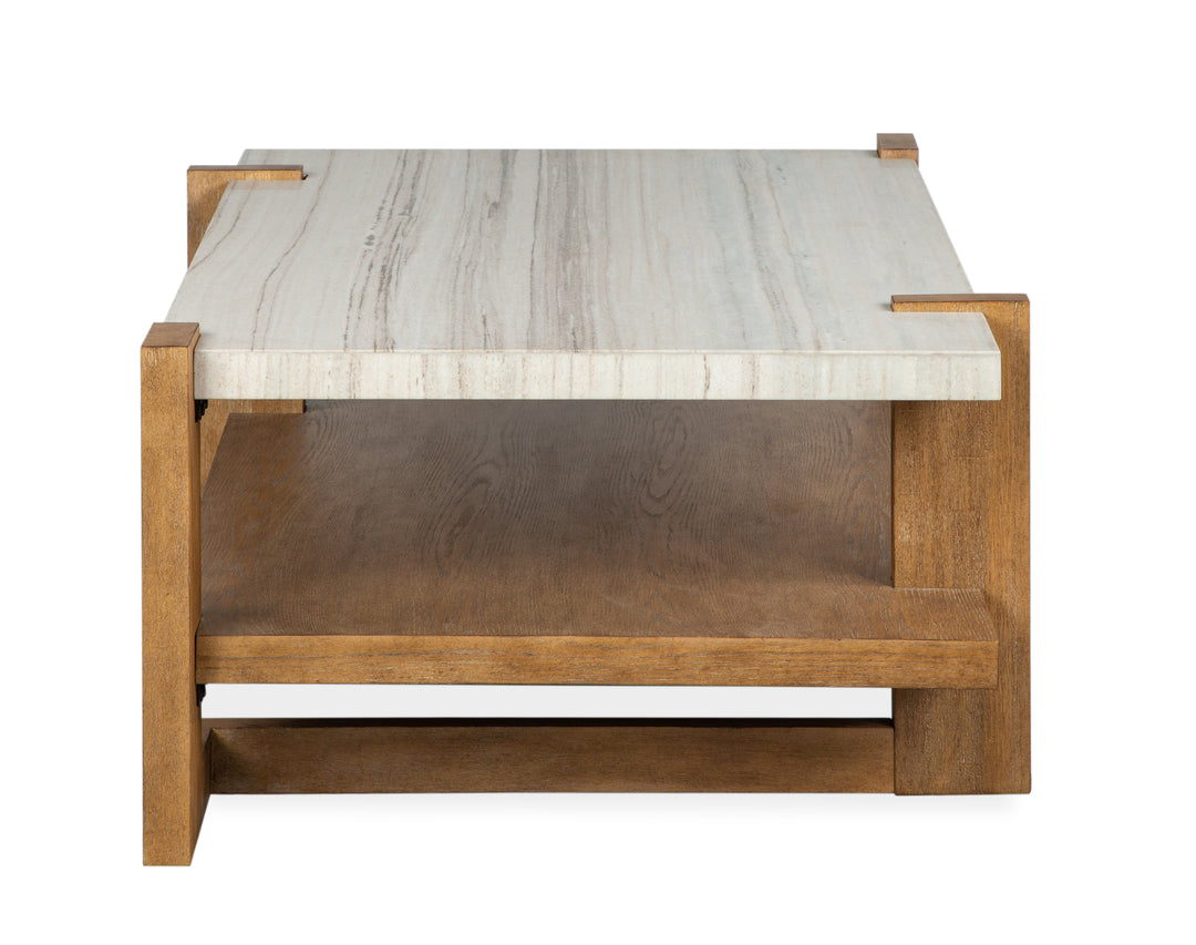 Carrington Honey Wheat Rectangular Cocktail Table - T5930-43