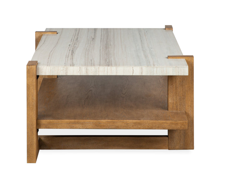 Carrington Honey Wheat Rectangular Cocktail Table - T5930-43