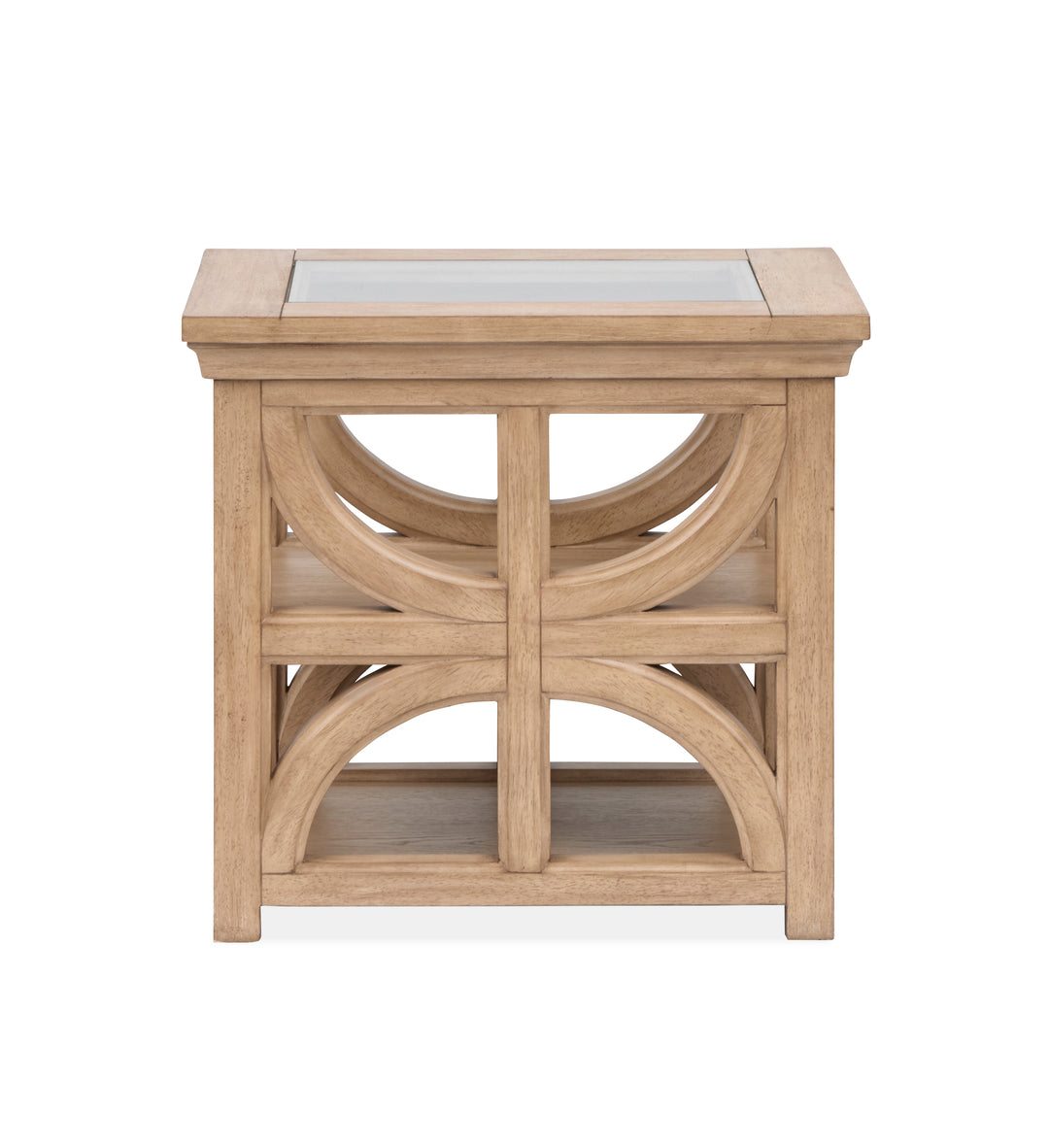 Coventry Honey Wheat Rectangular Shelf End Table - T6480-02