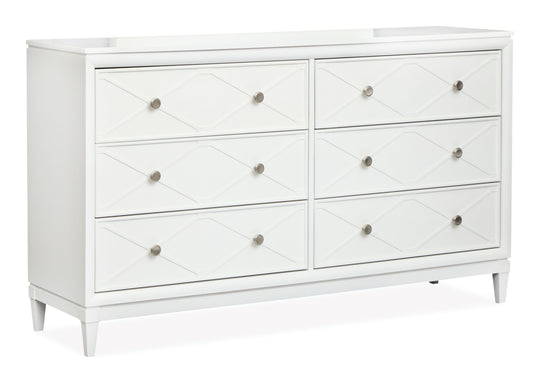 Springhouse Whisper White Double Drawer Dresser - B5993-22