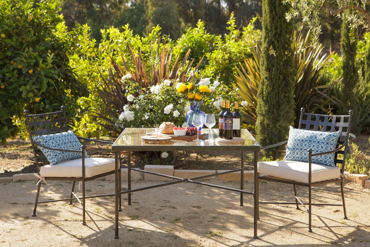 Provence Dining Chair in Canvas Skyline w/ Self Welt