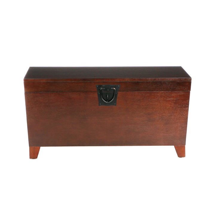 Pyramid Trunk Cocktail Table - Espresso - AmericanHomeFurniture