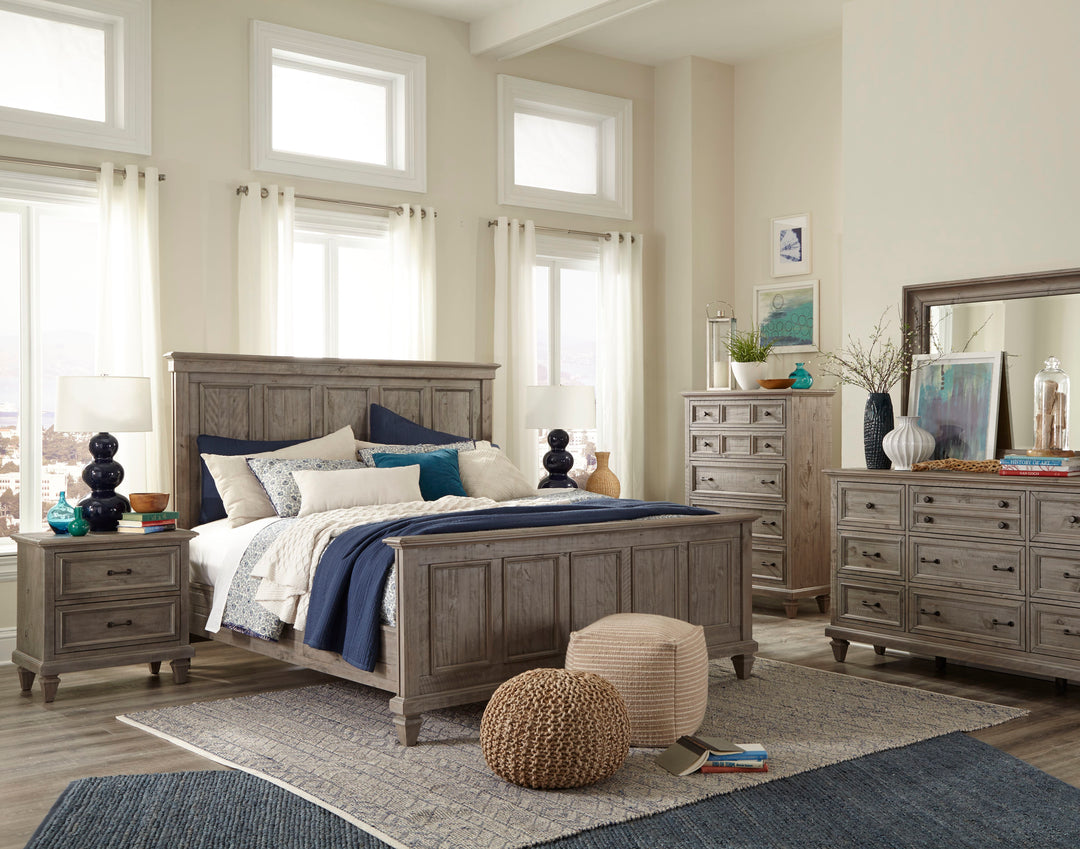 Lancaster Dovetail Grey Drawer Nightstand - B4352-01