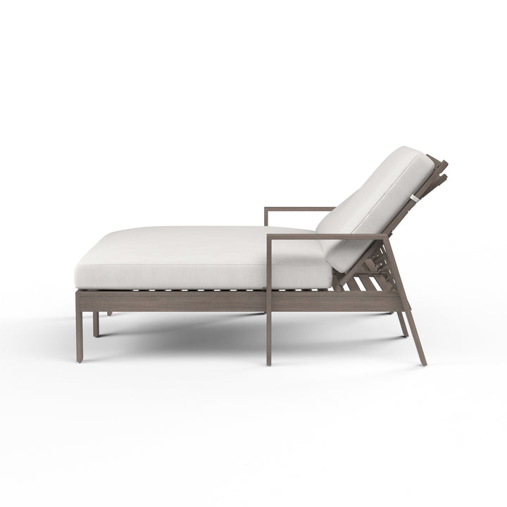 American Home Furniture | Sunset West - Laguna Double Chaise Lounge in Canvas Flax, No Welt