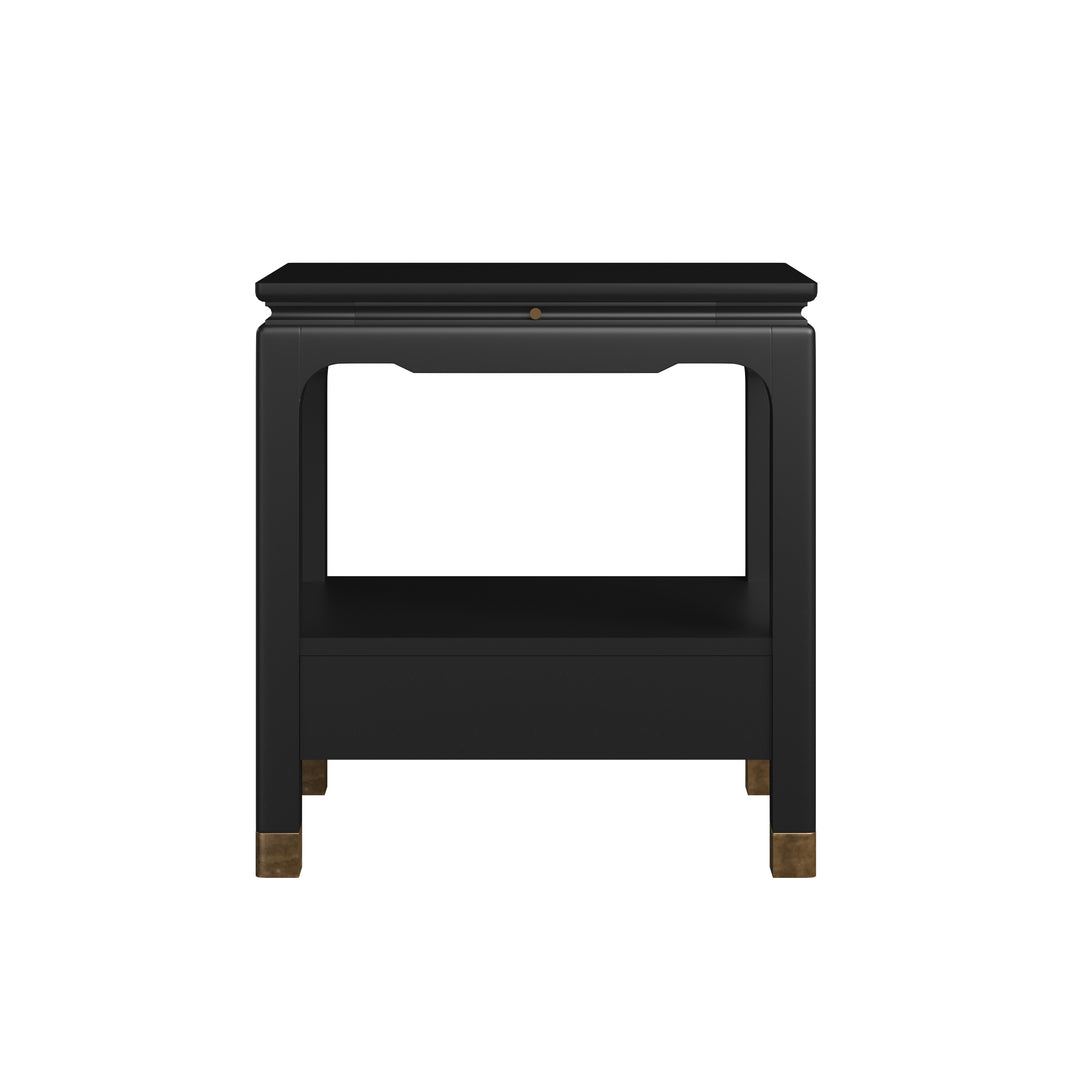 Eave Bedside Table - Ink
