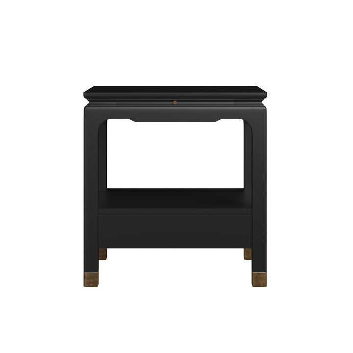 Eave Bedside Table - Ink