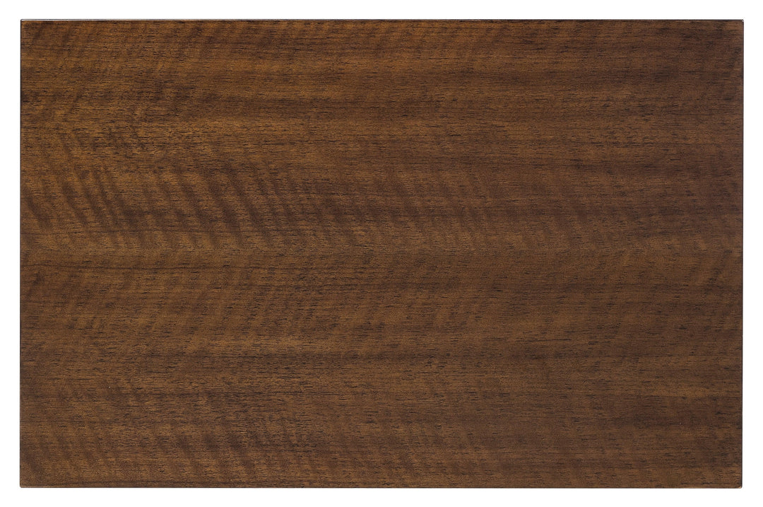 19.00"D x 28.00"W x 30.00"H/Dark Wood-Figured Quartered Walnut Veneer