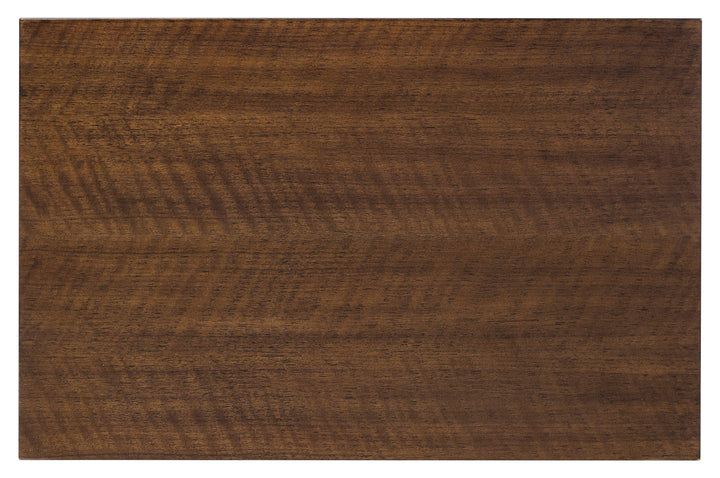 19.00"D x 28.00"W x 30.00"H/Dark Wood-Figured Quartered Walnut Veneer