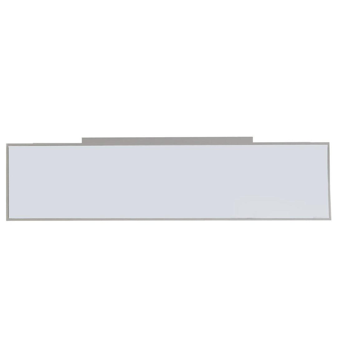 Toppington Mirrored Media Console w/ Storage - Silver - AmericanHomeFurniture