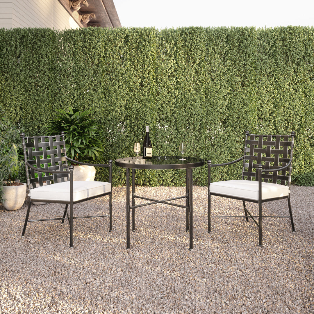 Provence Dining Chair in Canvas Skyline w/ Self Welt